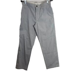 Dockers Pacific Collection Field Fit Pants Sz 32 X 30 Blue Pin Stripe Nautical